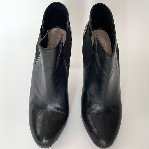 Vince Camuto Leather Booties Ankle Boots - Picture 3 of 11